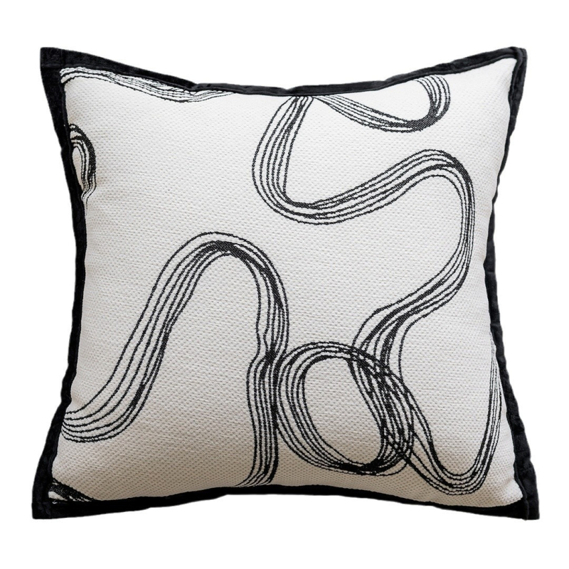 Navlaka za jastuk za kauč – poliester, cvjetni uzorak, moderni minimalistički stil