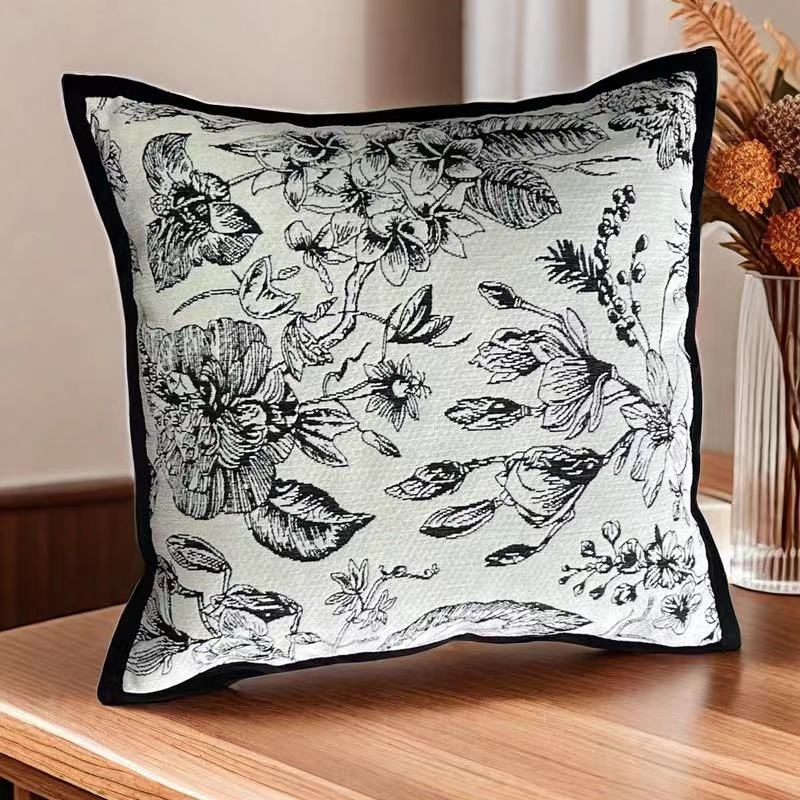 Navlaka za jastuk za kauč – poliester, cvjetni uzorak, moderni minimalistički stil
