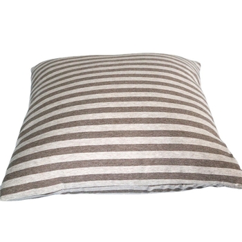 Love brown pamuk navlaka za jastuk – prugasta, moderni minimalistički stil, Tkalački kod 20978413872