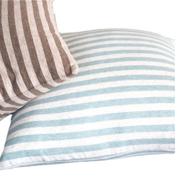 Love brown pamuk navlaka za jastuk – prugasta, moderni minimalistički stil, Tkalački kod 20978413872