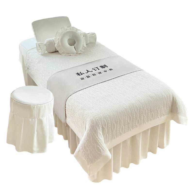 Prekrivač za krevet Søren, mješavina poliestera i pamuka, trodimenzionalno cvjetno tkanje, reaktivno tiskanje i bojanje, svijetao luksuzni stil, 300–500 g