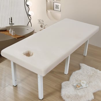 Luxurious pokrivač za beauty salone, kemijska vlakna, twill tkanina s brušenim završnim slojem, reakcijsko bojanje, moderan minimalistički stil