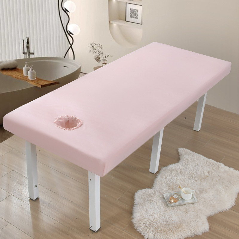 Luxurious pokrivač za beauty salone, kemijska vlakna, twill tkanina s brušenim završnim slojem, reakcijsko bojanje, moderan minimalistički stil