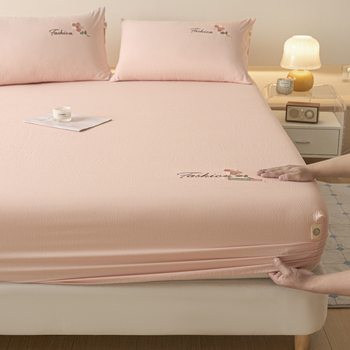 Elastično platno za krevet s izšivkom od oblačnog lana, oprana pamuk, reaktivno bojanje, lagani luksuz stil