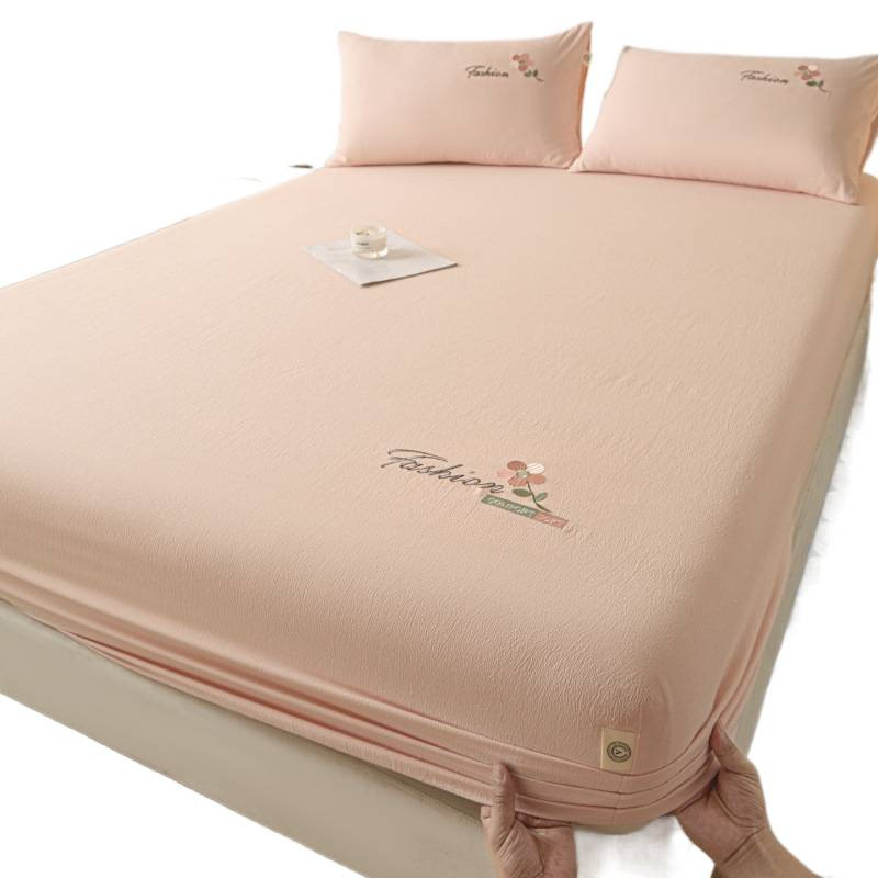 Elastično platno za krevet s izšivkom od oblačnog lana, oprana pamuk, reaktivno bojanje, lagani luksuz stil