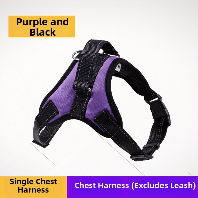 Suņa krūšu josta - regulējama, audums