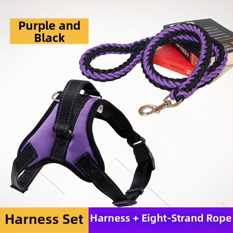 Suņa krūšu josta - regulējama, audums