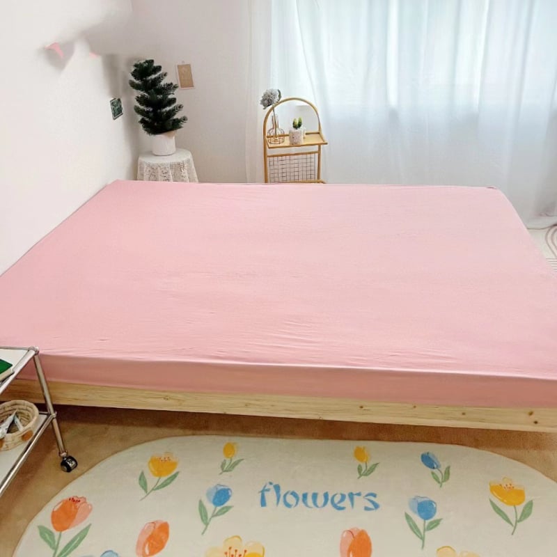 Cearșaf cu elastic Emperor Jing, bumbac tricotat, țesătură twill, vopsire reactiva