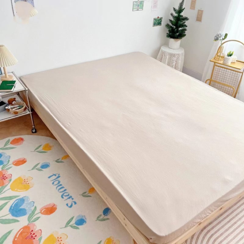 Cearșaf cu elastic Emperor Jing, bumbac tricotat, țesătură twill, vopsire reactiva