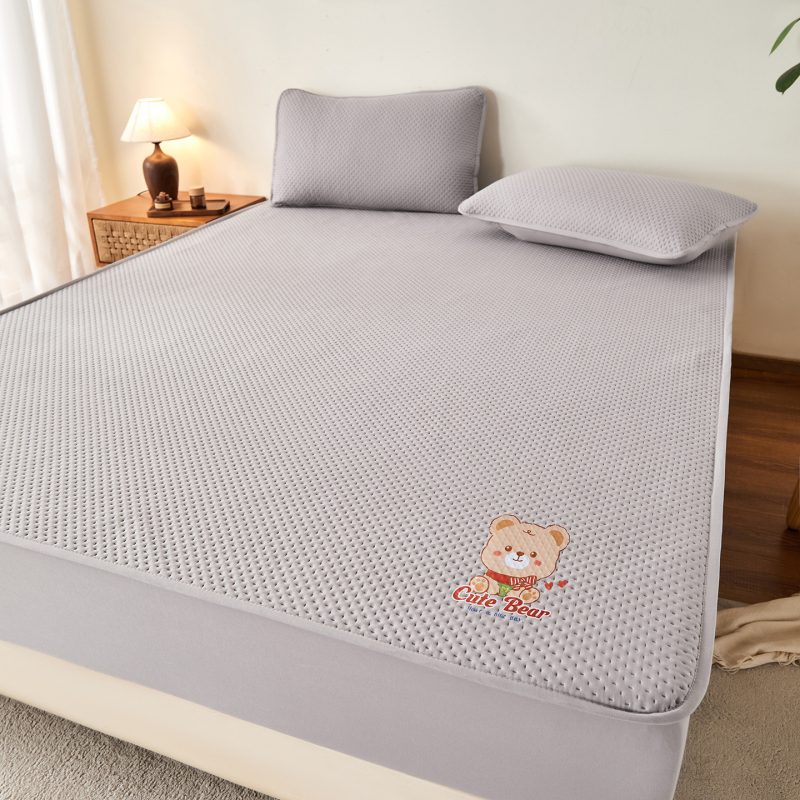 Set plahte za madrac s gumicom – poliester, twill, reaktivno tiskanje, prilagodljivo, uzorci jednobojni i crtani motivi