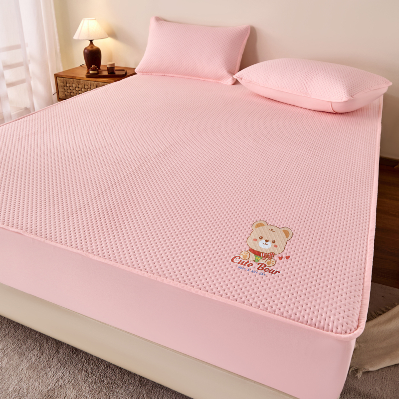 Set plahte za madrac s gumicom – poliester, twill, reaktivno tiskanje, prilagodljivo, uzorci jednobojni i crtani motivi