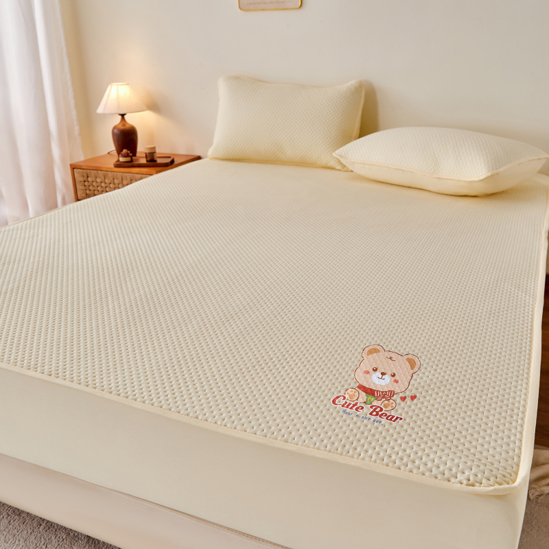 Set plahte za madrac s gumicom – poliester, twill, reaktivno tiskanje, prilagodljivo, uzorci jednobojni i crtani motivi