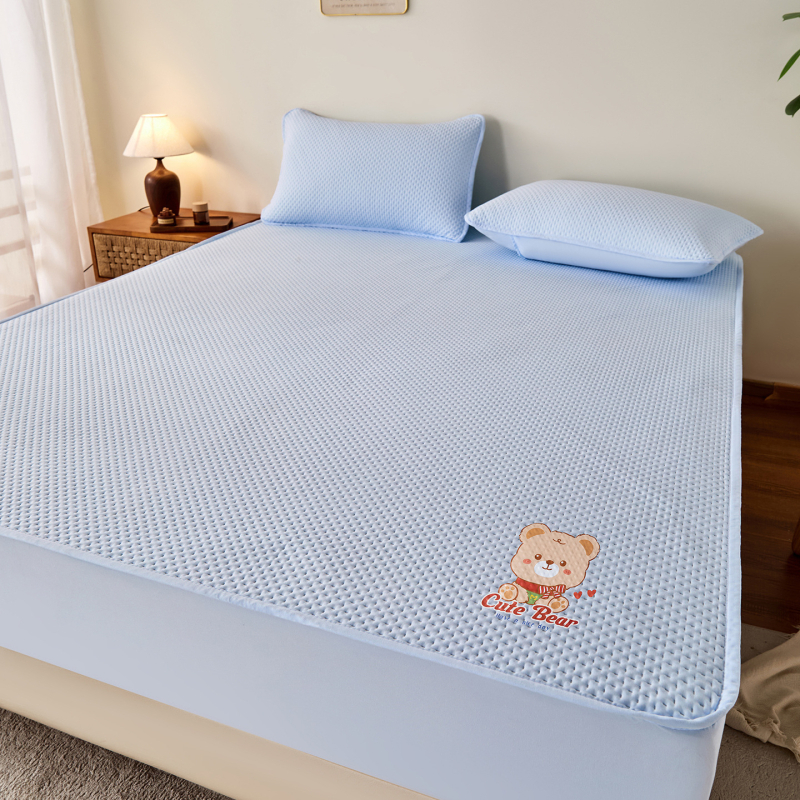 Set plahte za madrac s gumicom – poliester, twill, reaktivno tiskanje, prilagodljivo, uzorci jednobojni i crtani motivi