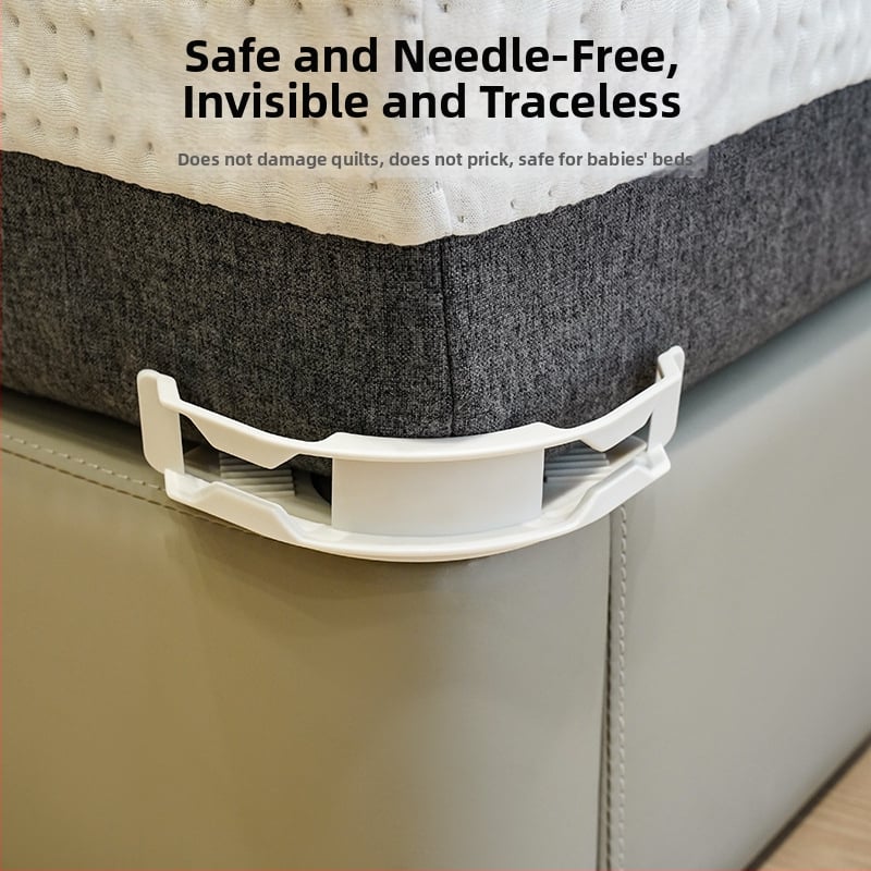 Fixator pentru cearșafuri, clip anti-alunecare, cataramă invizibilă, material PP, stil pastoral