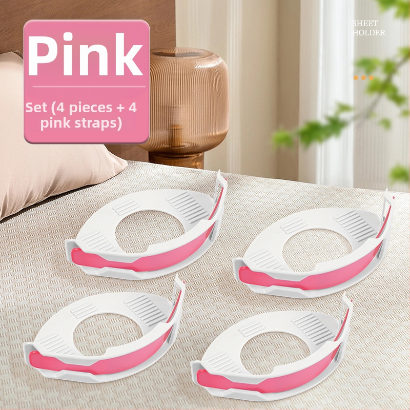 Fixator pentru cearșafuri, clip anti-alunecare, cataramă invizibilă, material PP, stil pastoral