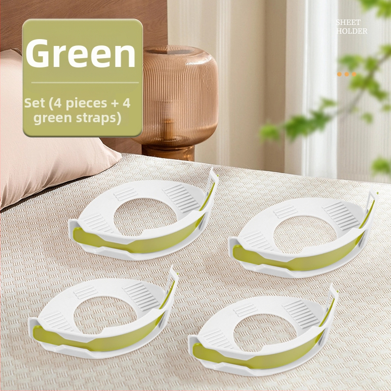 Fixator pentru cearșafuri, clip anti-alunecare, cataramă invizibilă, material PP, stil pastoral