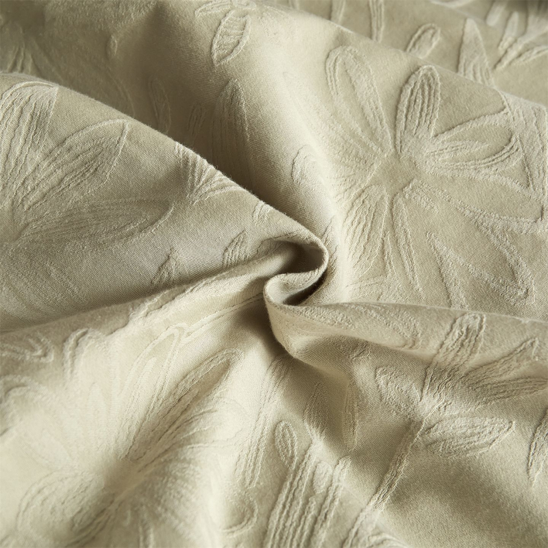Jacquard posteljina od 100% pamuka, četverodijelni set posteljine, jednofarbna, lagani luksuz
