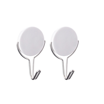 KOMEKI ljepljiva kuka, plastika, bez bušenja, set od 2 komada, nosivost 3 kg