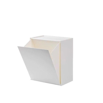 Stienā montējama higiēnas spilventiņu uzglabāšanas kastīte, ūdensnecaurlaidīga, bez urbšanas, vannas istabai