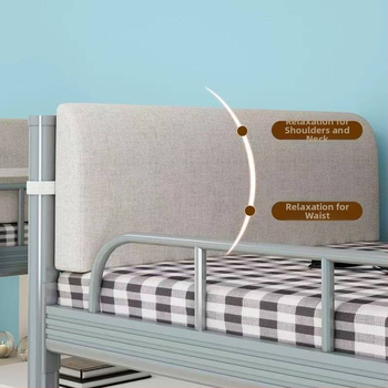 Aizsargspilvens divstāvu gultai, lina materiāls, Skandināvu stils, piemērots guļamistabai vai studentu mājai, mīksta pārvalka