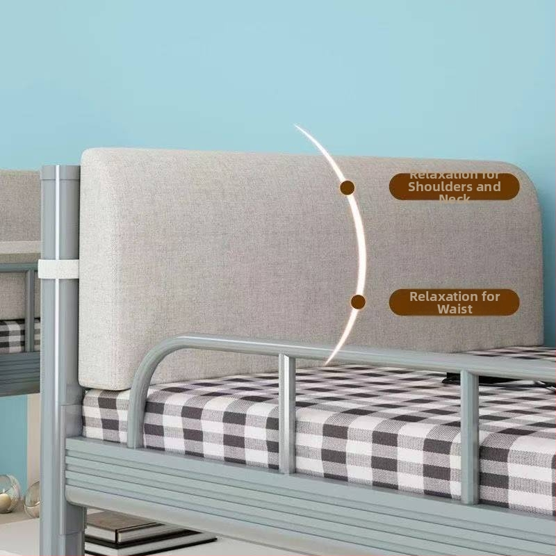 Aizsargspilvens divstāvu gultai, lina materiāls, Skandināvu stils, piemērots guļamistabai vai studentu mājai, mīksta pārvalka