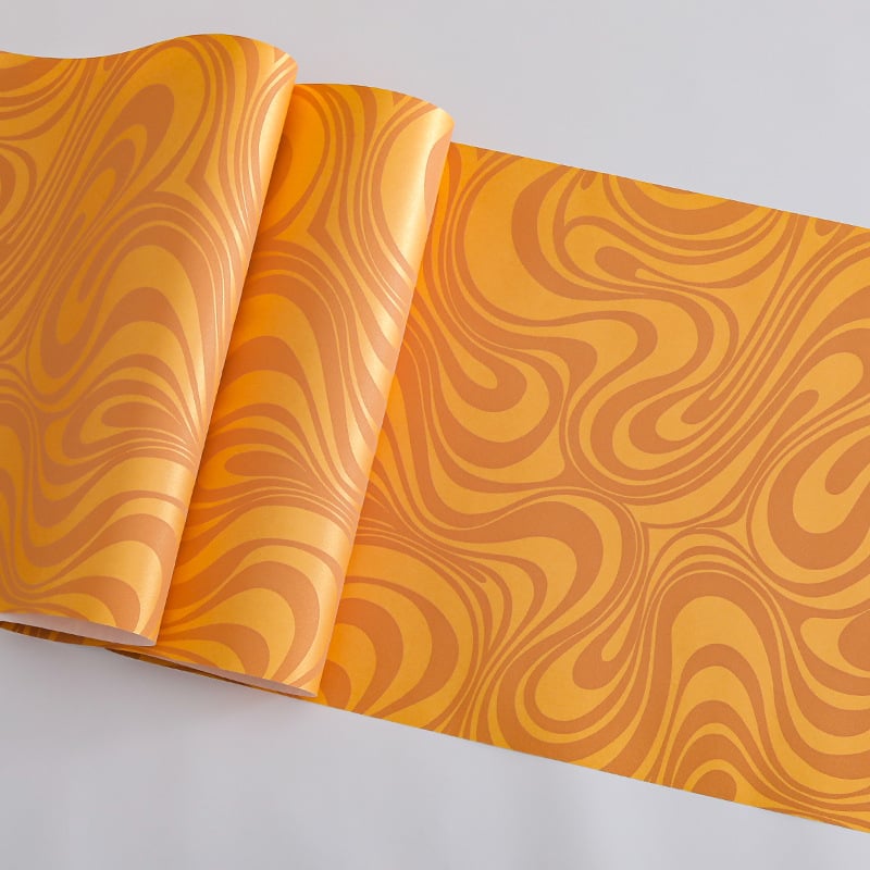 Moodne minimalistlik laineline mittekootud tapeet magamistuppa ja elutubasse, niiskuskindel, 3D abstraktne tekstuur