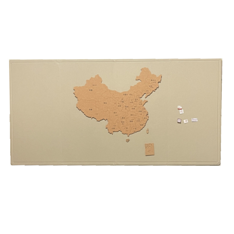 Стенен стикер – полиестерна карта с отпечатъци от пътувания, самозалепващ фотобанер за дневна, коридор и детска стая, огнеупорен