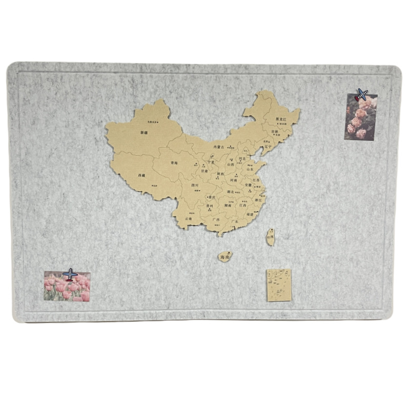 Стенен стикер – полиестерна карта с отпечатъци от пътувания, самозалепващ фотобанер за дневна, коридор и детска стая, огнеупорен