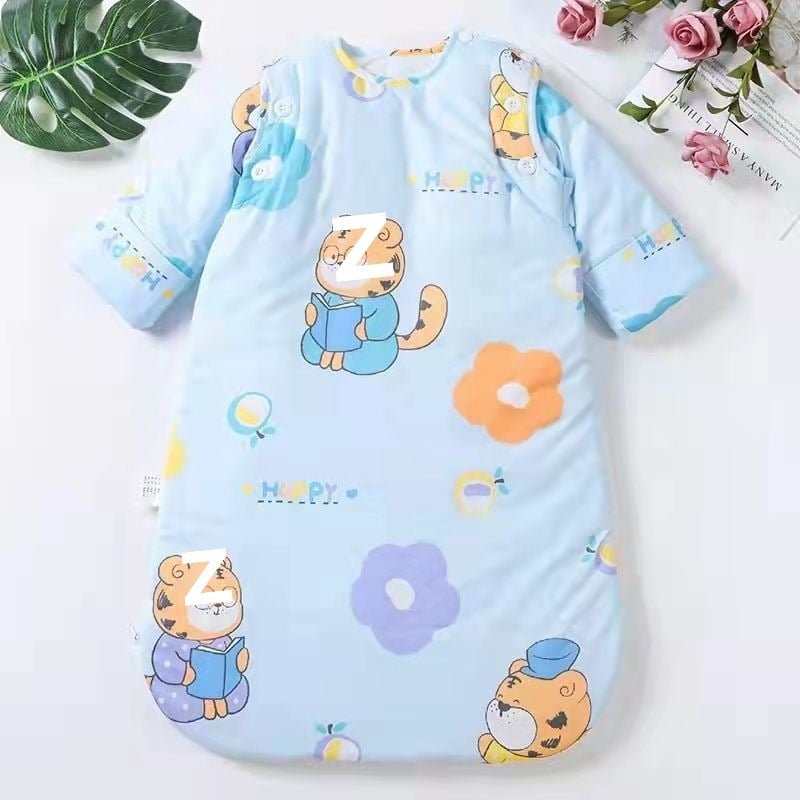 Beebi- ja laste magamiskott eemaldatavate käistega, kõigile aastaaegade jaoks, polüesterkiududest tekk, moodsaim minimalistlik stiil