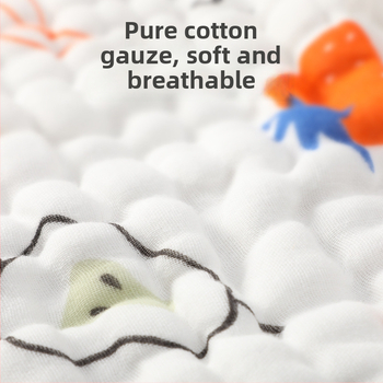 Belchiro Beebi magamiskott 100% puuvillast musliinist, käisteta, karikatuuristiil, tüüp: magamiskott / anti-kick tekk