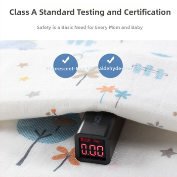 Dječji spavaći vreća, tanak ljetni pamuk gazu, prozračna s podstavom od čistog pamuka i punilom od pamuka, izvezen uzorak