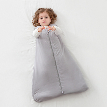 Spavaća vreća za bebe od bambusovih vlakana, debela za jesen i zimu, sve-u-jedan noćni komad za novorođenčad (0–1 godina) — stil prsluka, podstava 95% pamuk, punilo pamuk, zatvarač najlon
