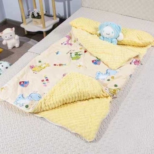 Dječji spavaći vak s čistim pamukom i kašmirskim punjenjem – anti-kick quilt za jesen/zimu