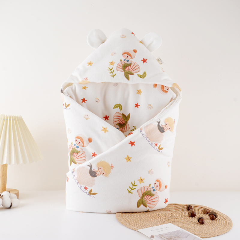 Deka za novorođenče za grljenje od 100% pamuka s pranjem punjenja | za proljeće, jesen i zimu | Dumb Rabbit