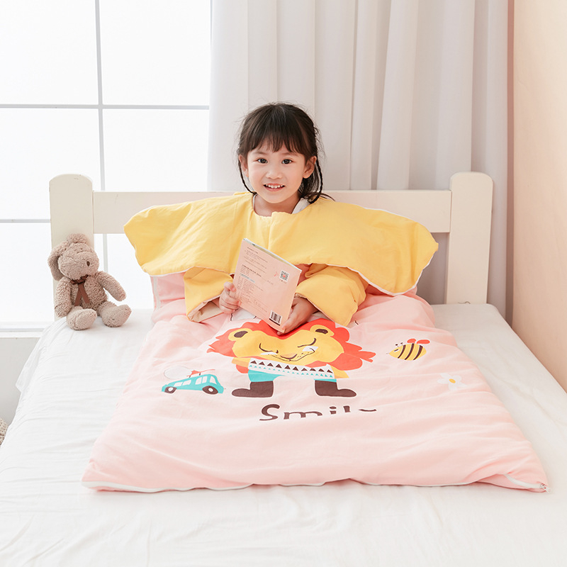 Υπνόσακος μωρού από καθαρό βαμβάκι, γέμισμα από βαμβάκι, βάρος 1,6–2 kg, μοντέλο 162665, σχέδιο κατά των κλωτσιών για φθινοπωρινό-χειμερινό ύπνο