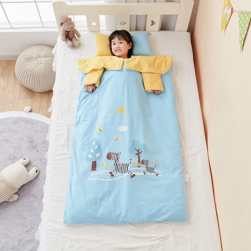 Υπνόσακος μωρού από καθαρό βαμβάκι, γέμισμα από βαμβάκι, βάρος 1,6–2 kg, μοντέλο 162665, σχέδιο κατά των κλωτσιών για φθινοπωρινό-χειμερινό ύπνο