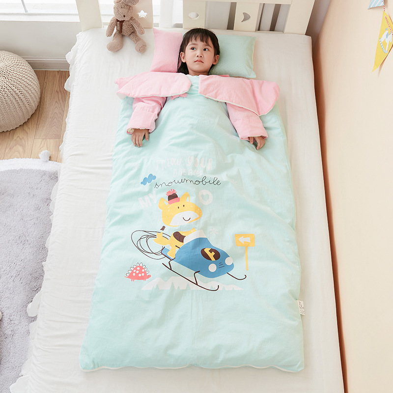 Υπνόσακος μωρού από καθαρό βαμβάκι, γέμισμα από βαμβάκι, βάρος 1,6–2 kg, μοντέλο 162665, σχέδιο κατά των κλωτσιών για φθινοπωρινό-χειμερινό ύπνο