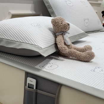 Podloga za hlađenje klase A Ice Doudou, svilenkasto hladna, 3D tekstura cvijeća, strojno pranje, mekana podloga za studentski dom