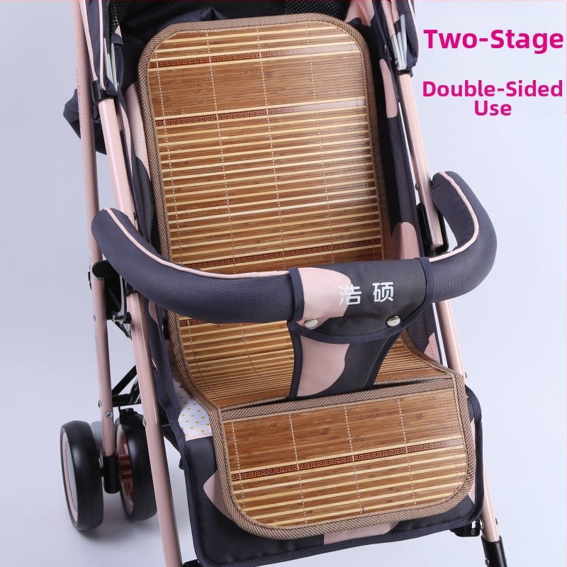 Бамбукова двустранна подложка за детска количка, подходяща за деца 0–1 година, универсална