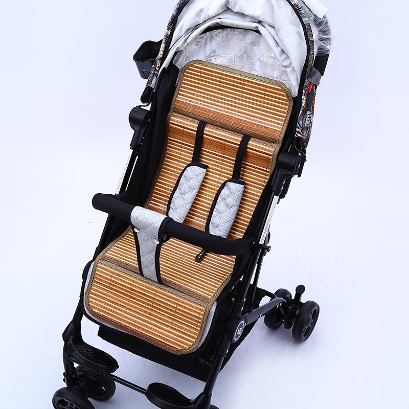 Бамбукова двустранна подложка за детска количка, подходяща за деца 0–1 година, универсална