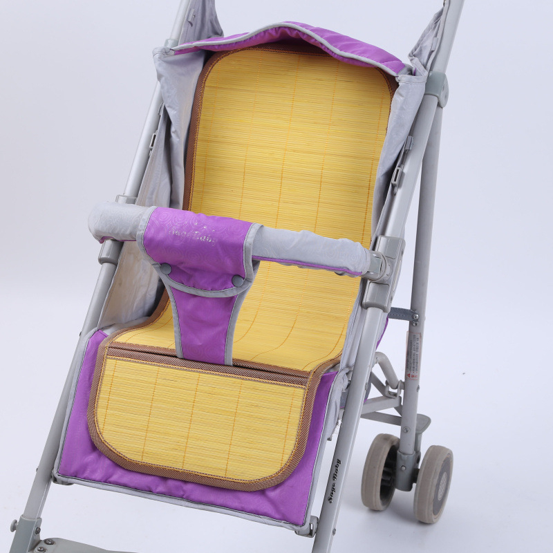 Бамбукова двустранна подложка за детска количка, подходяща за деца 0–1 година, универсална