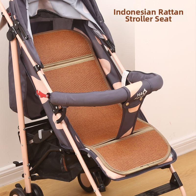 Бамбукова двустранна подложка за детска количка, подходяща за деца 0–1 година, универсална