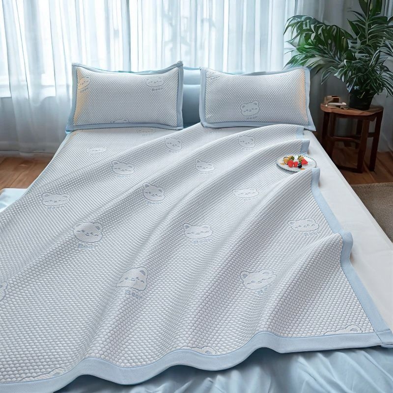 Troje dijelova Ice Silk cooling mat za krevet, Jacquard tkanina, viskozna vlakna, moderan minimalistički stil