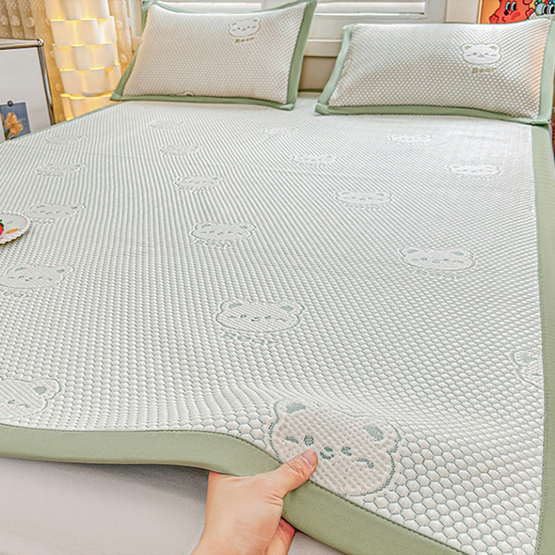Troje dijelova Ice Silk cooling mat za krevet, Jacquard tkanina, viskozna vlakna, moderan minimalistički stil