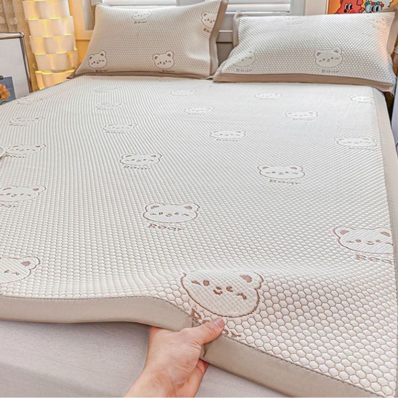 Troje dijelova Ice Silk cooling mat za krevet, Jacquard tkanina, viskozna vlakna, moderan minimalistički stil
