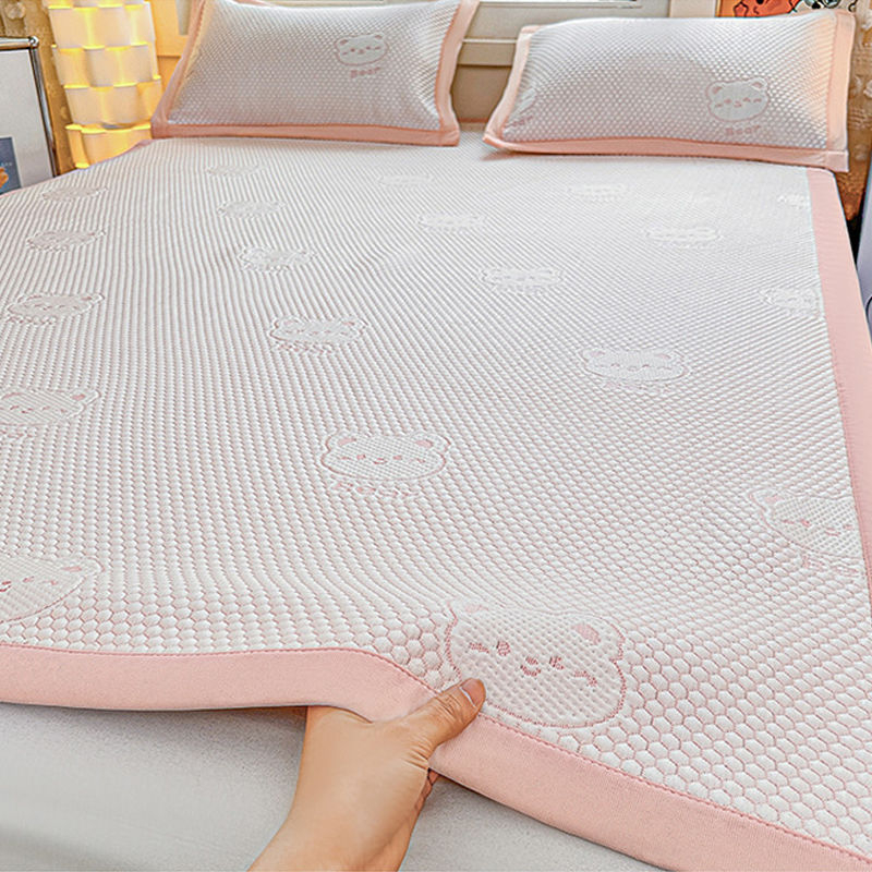 Troje dijelova Ice Silk cooling mat za krevet, Jacquard tkanina, viskozna vlakna, moderan minimalistički stil