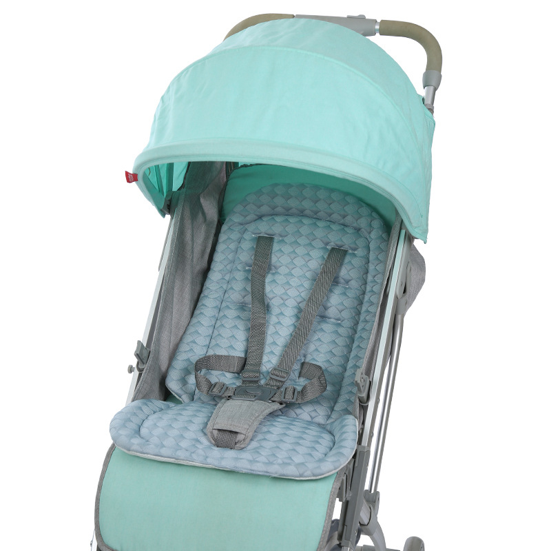 Covoraș pentru scaunul de la cărucior - Material Ice Silk răcoritor, pentru vară, potrivire universală pentru cărucior și scaun înalt