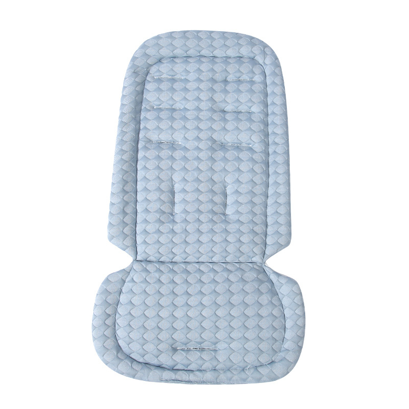 Covoraș pentru scaunul de la cărucior - Material Ice Silk răcoritor, pentru vară, potrivire universală pentru cărucior și scaun înalt