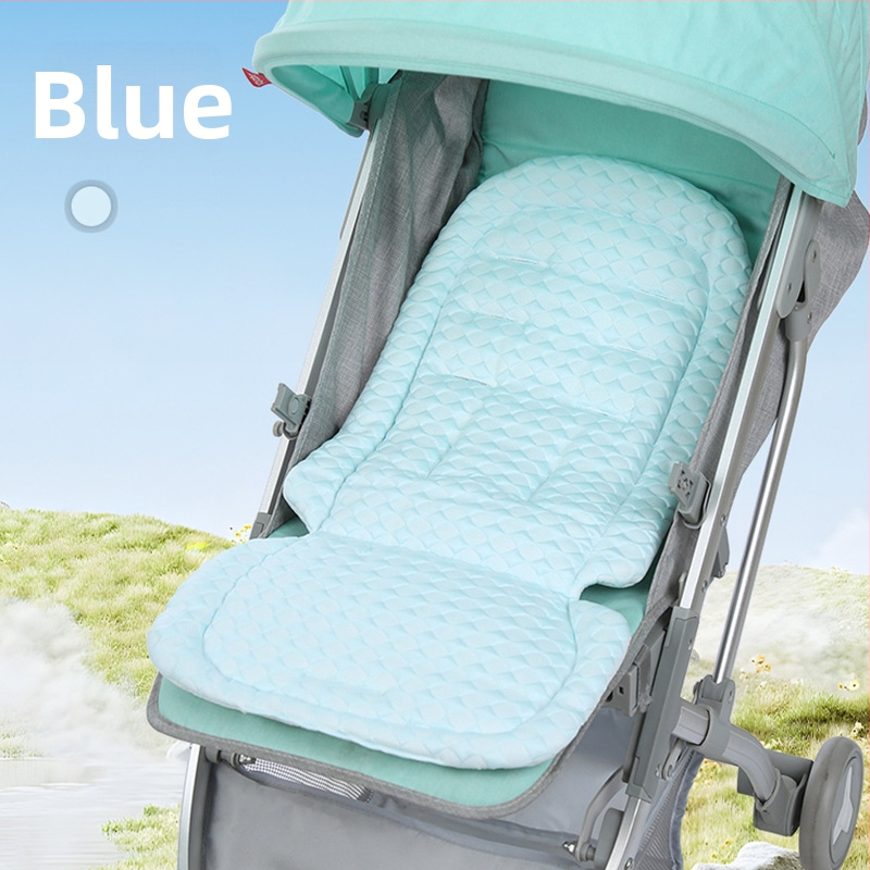 Covoraș pentru scaunul de la cărucior - Material Ice Silk răcoritor, pentru vară, potrivire universală pentru cărucior și scaun înalt