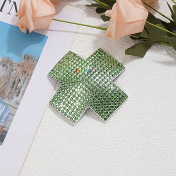 Geometrinis nipelių pleistras su kristalais, krūtinės papuošalas su elektroplavimu, lydinio įdėjus ir kūno grandinė